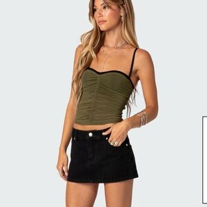 NWT EDIKTED PACSUN Moira Mesh Bra Top Sz medium $60